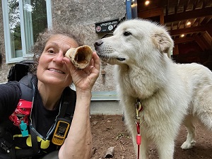 Photo of Dominique and Orion (dog)